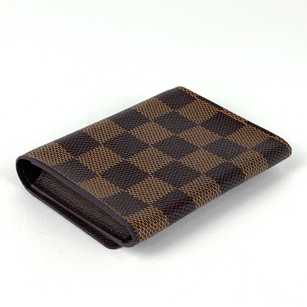 Louis Vuitton Business Card Holder Case Damier Brown — view 2