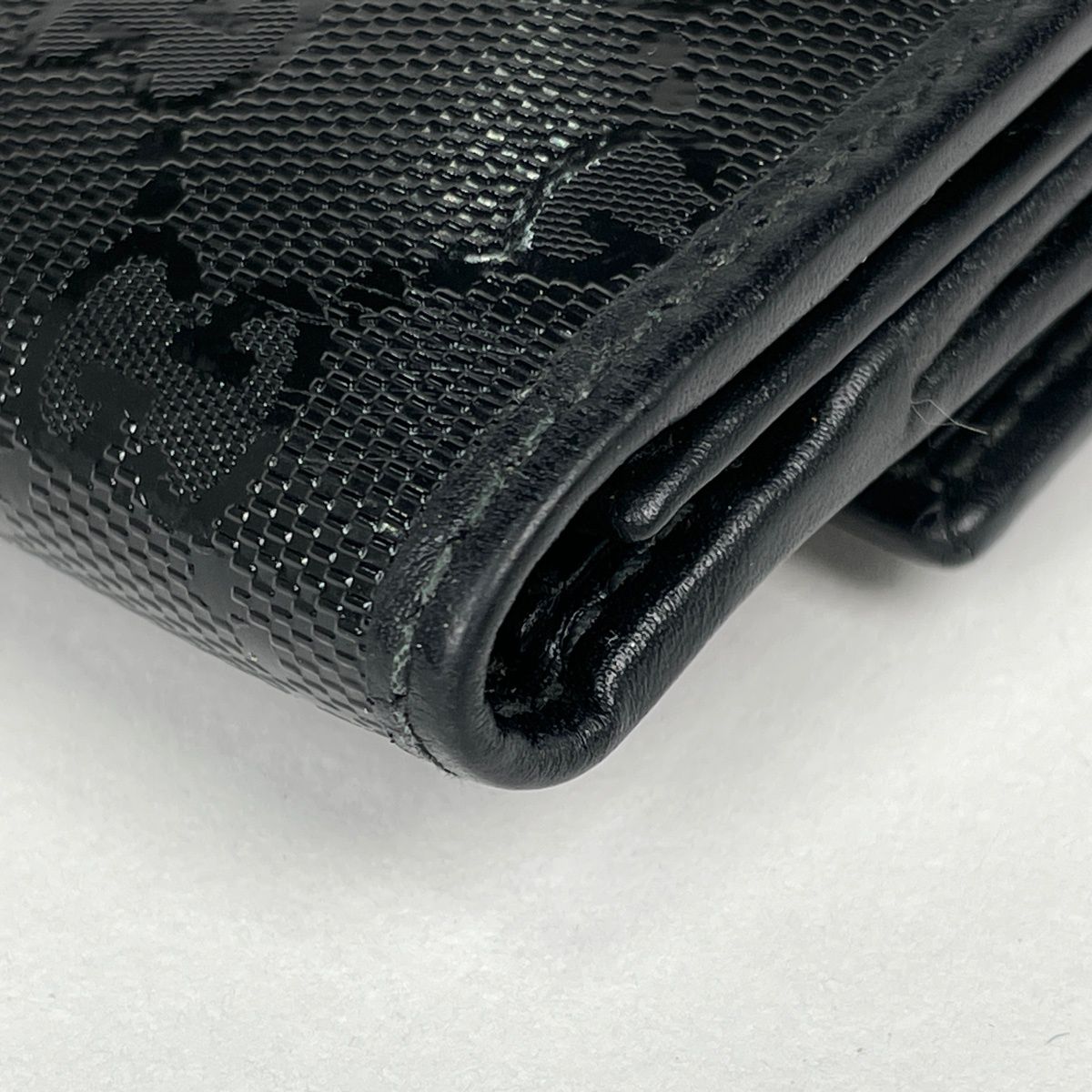 Gucci GG Supreme Bifold Wallet Pattern Black — view 3