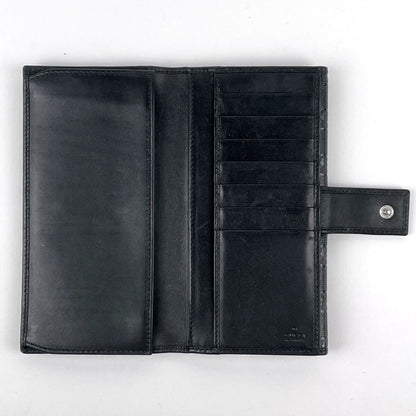 Gucci GG Supreme Bifold Wallet Pattern Black — view 7