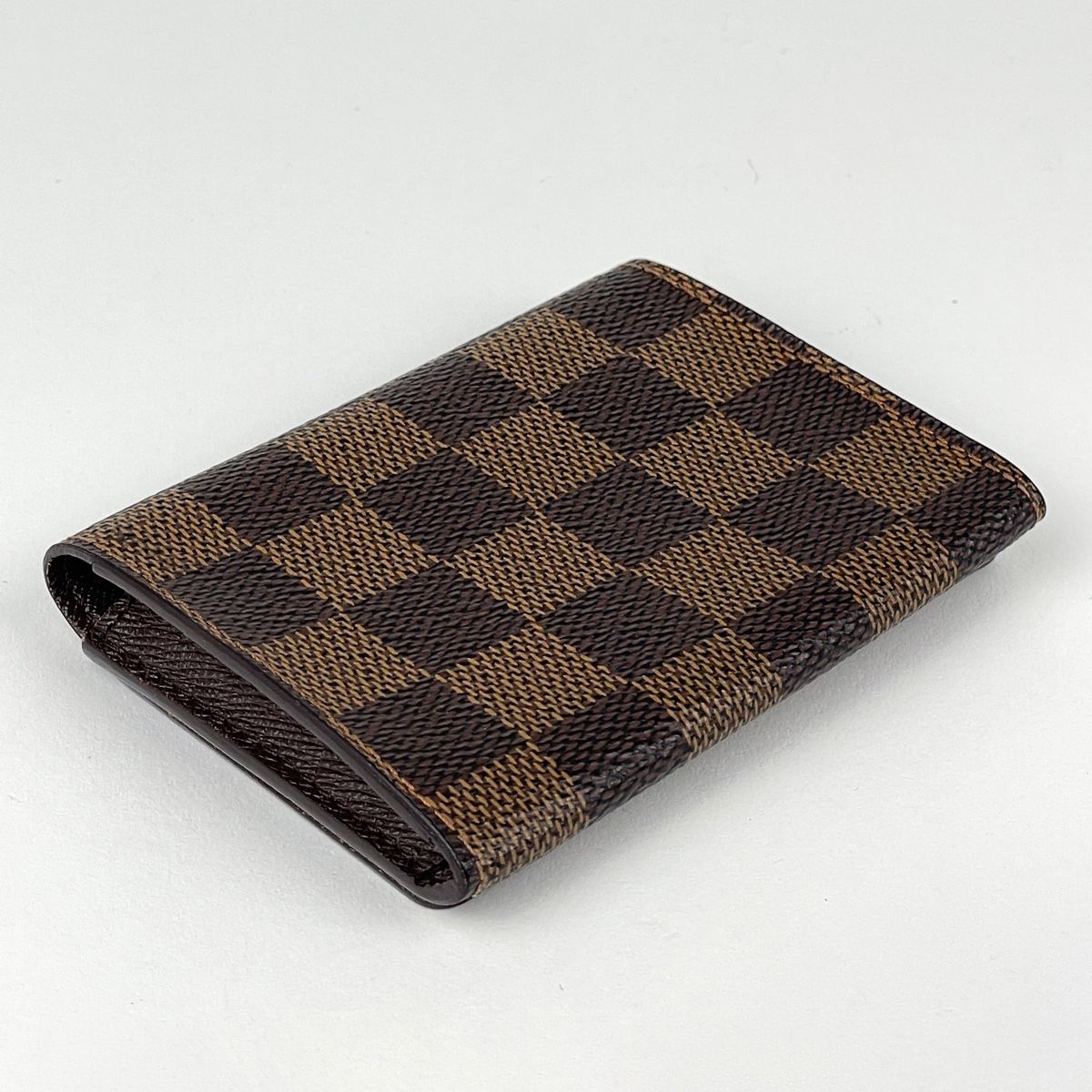 Louis Vuitton Envelope Business Card Holder Damier Brown — view 2