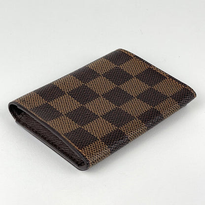 Louis Vuitton Envelope Business Card Holder Damier Brown — view 2