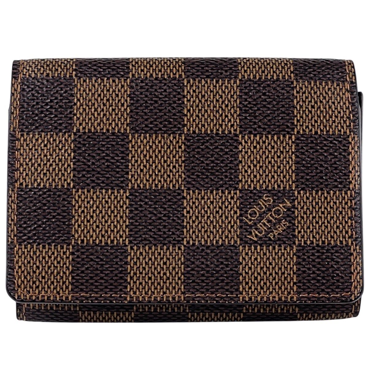 Louis Vuitton Envelope Business Card Holder Damier Brown