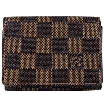 Louis Vuitton Envelope Business Card Holder Damier Brown