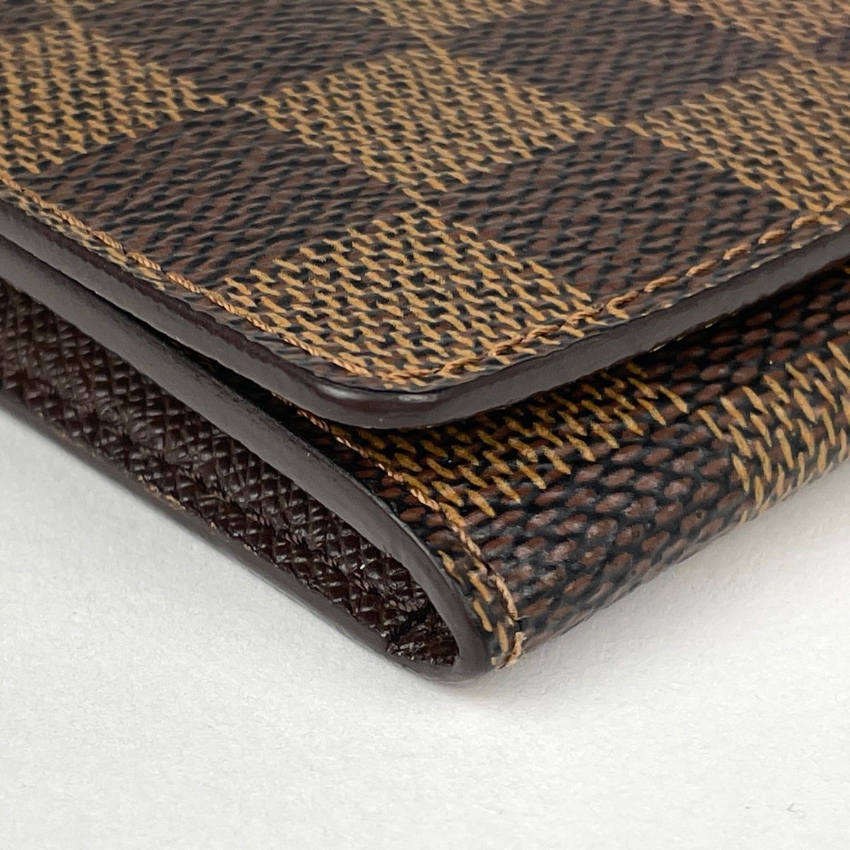 Louis Vuitton Envelope Business Card Holder Damier Brown — view 3