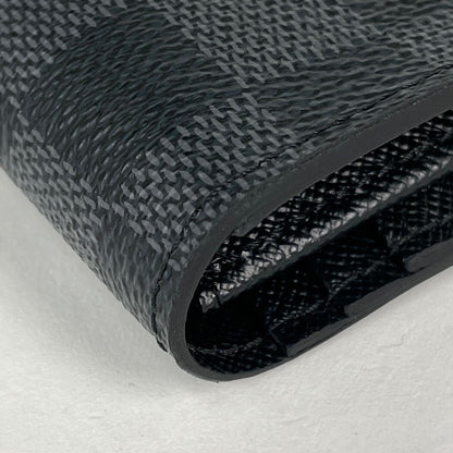 Louis Vuitton Portefeuille Brazza Bifold Wallet Damier Graphite Black — view 3