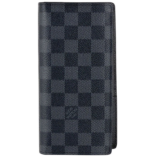 Louis Vuitton Portefeuille Brazza Bifold Wallet Damier Graphite Black
