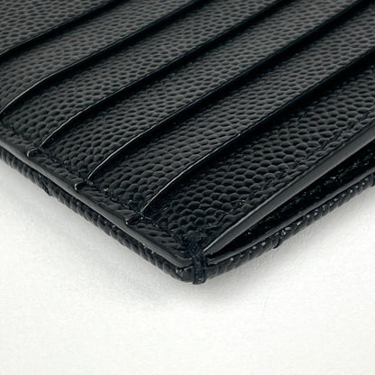 Saint Laurent Monogram Fragment Zip Card Case Leather Black — view 3