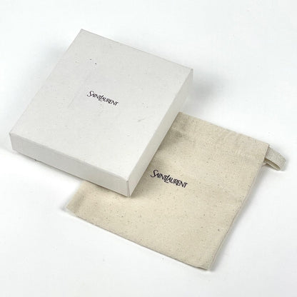Saint Laurent Monogram Fragment Zip Card Case Leather Black — view 7