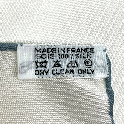 Hermes Carre 90 Attrape Tes Reves Catch Your Dreams Scarf Silk White Multicolor — view 2