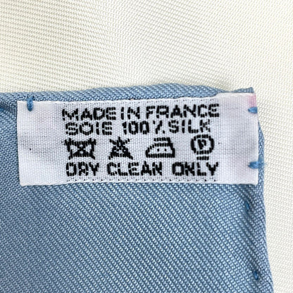 Hermes Carre 90 Charmes Des Plages Normandes Normandy Coast Charm Scarf Silk — view 2