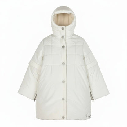 Chanel Sports CC Logo Patch Ivory Polyester Cotton Coat