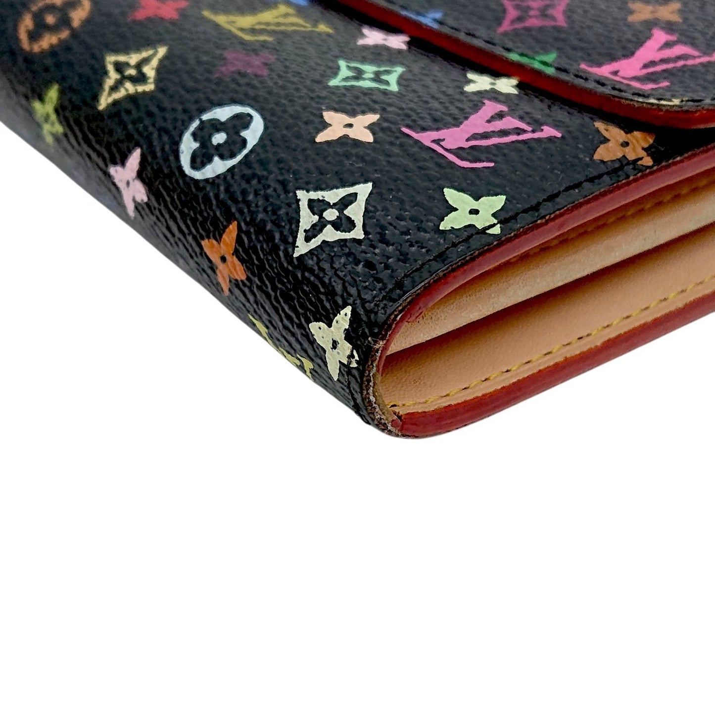 Louis Vuitton Multicolor Sarah Wallet Monogram Black Case Handbag — view 9