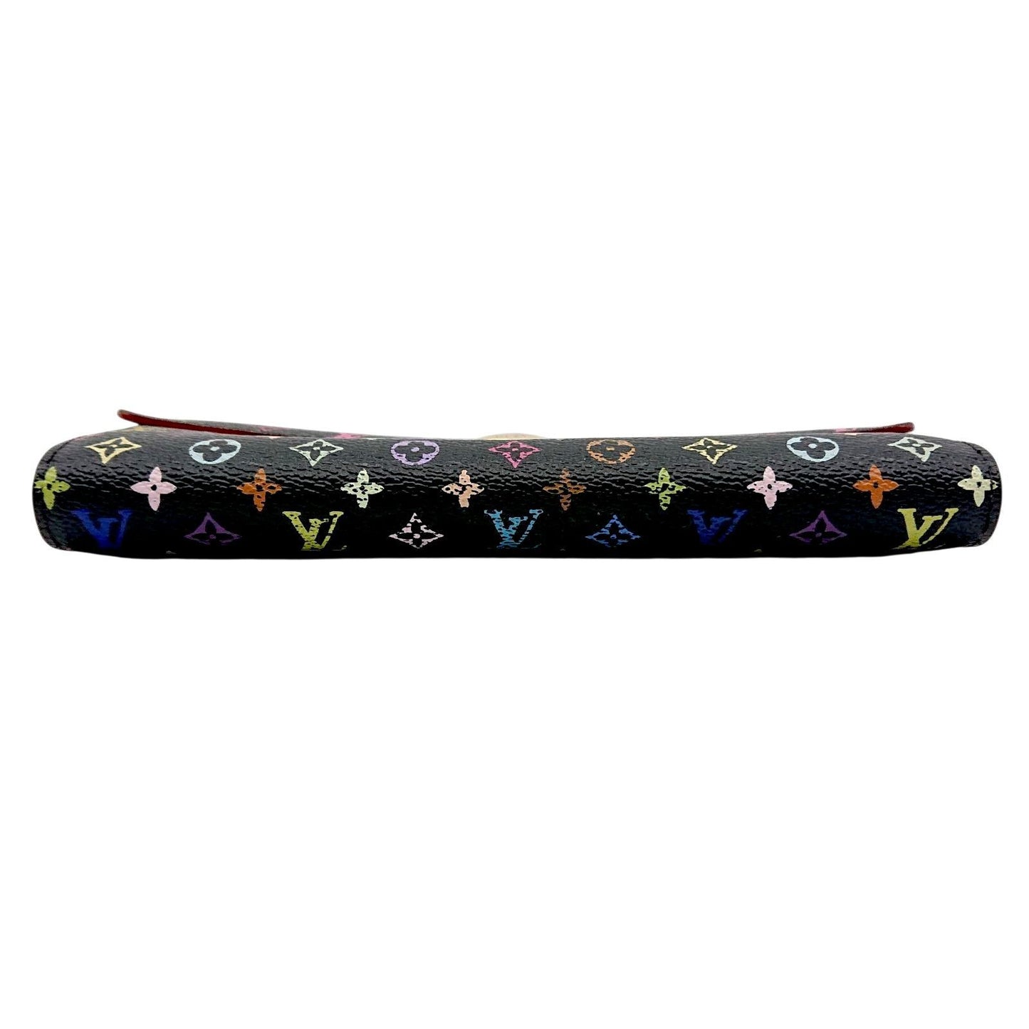 Louis Vuitton Multicolor Sarah Wallet Monogram Black Case Handbag — view 5