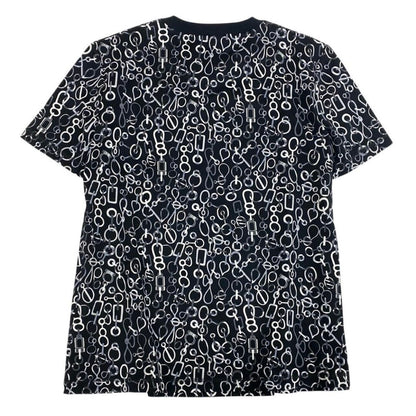 Hermes Re Boucles T-Shirt Black Cotton Short Sleeve — view 2
