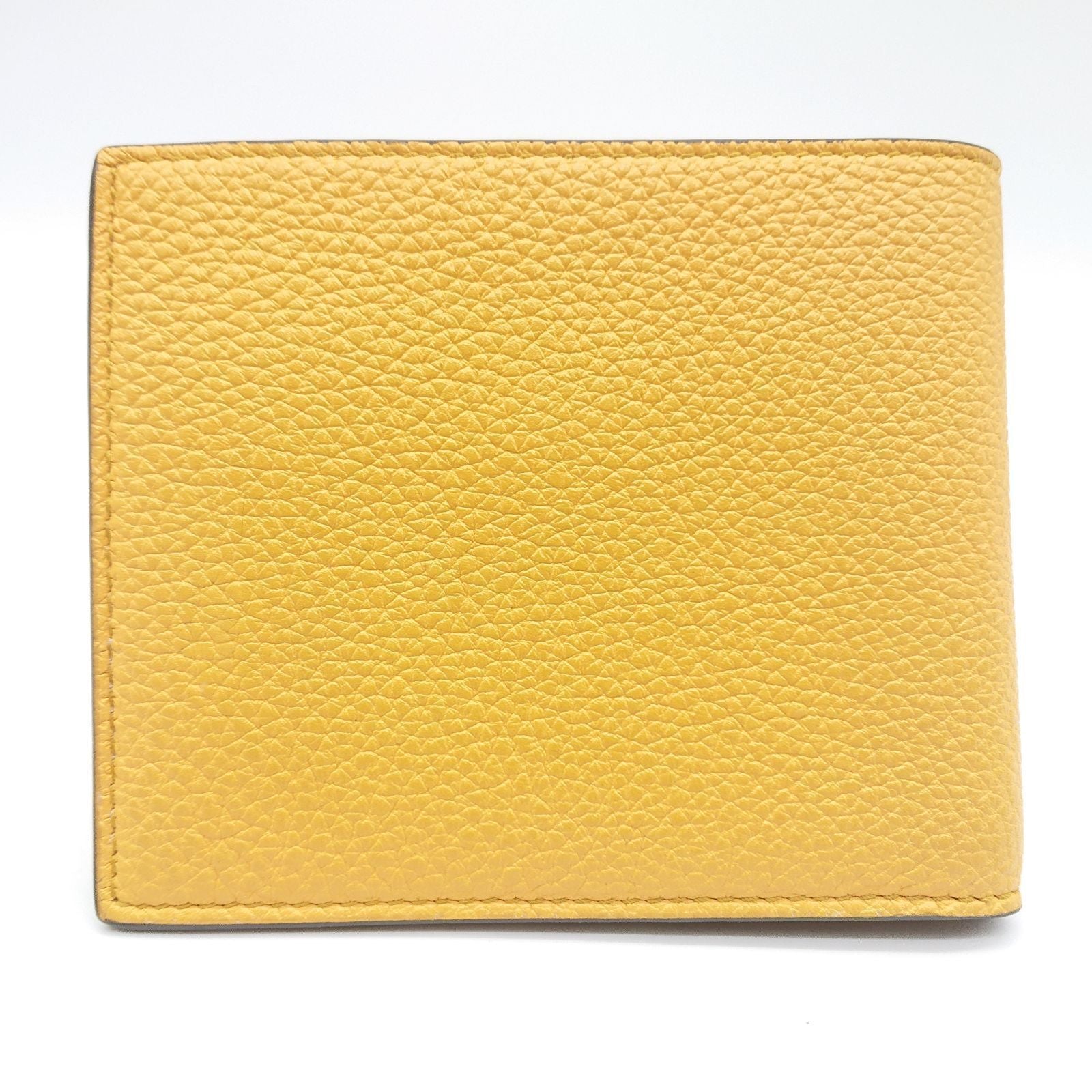 Gucci Folding Wallet Embossed Logo Yellow — view 3