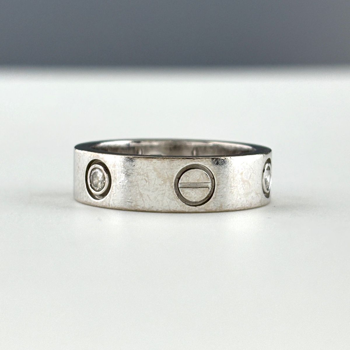 Cartier Love Half Ring Pave Diamond — view 3