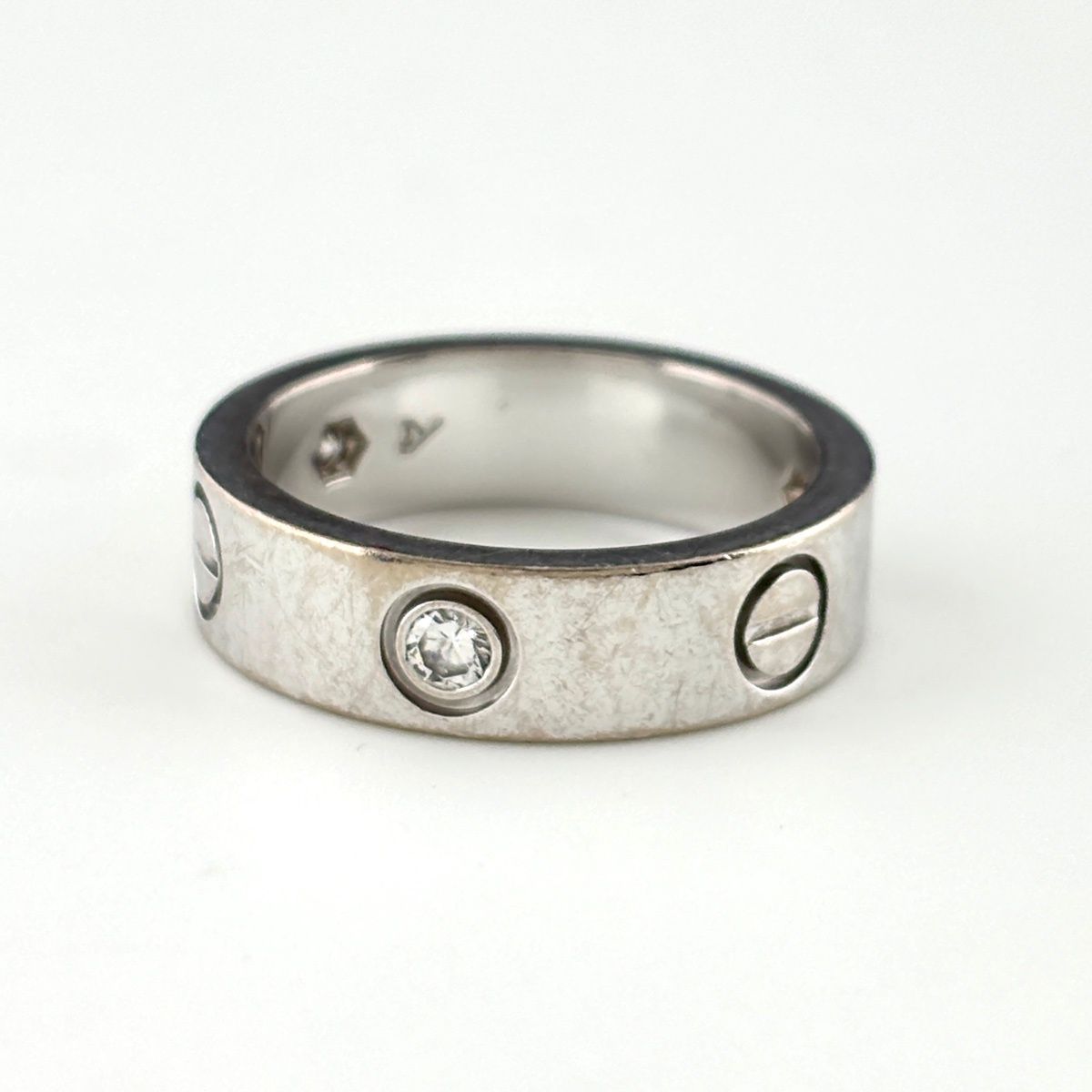 Cartier Love Half Ring Pave Diamond — view 2