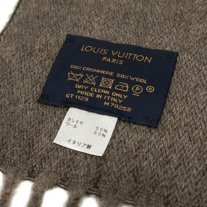 Louis Vuitton Scarf Echarpe Monogram Gradient Hazelnut Wool Cashmere — view 2