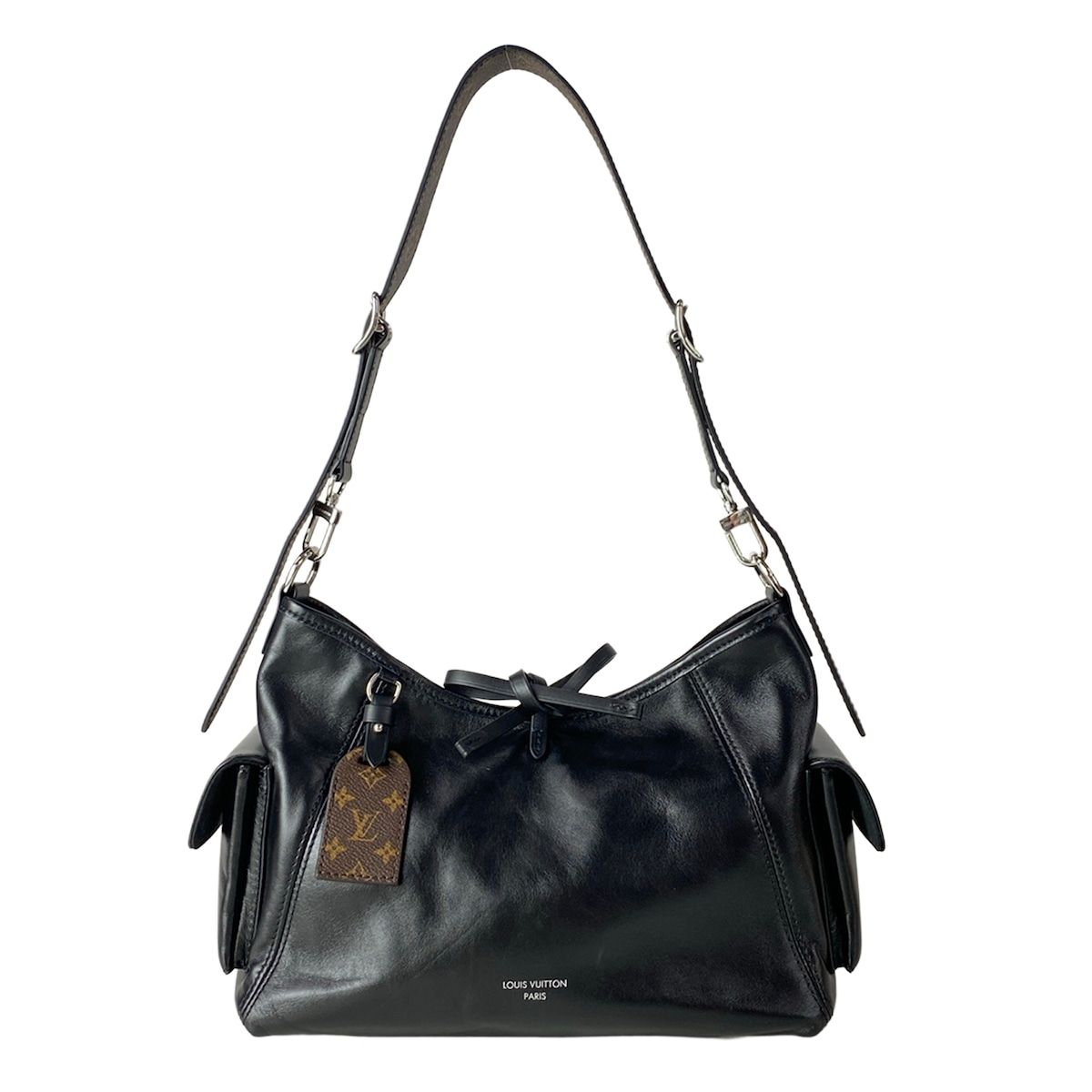 Louis Vuitton Shoulder Bag Carry-o-lucky PM Noir Leather