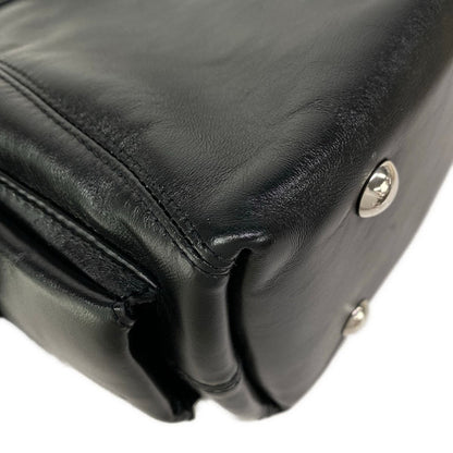 Louis Vuitton Shoulder Bag Carry-o-lucky PM Noir Leather — view 8