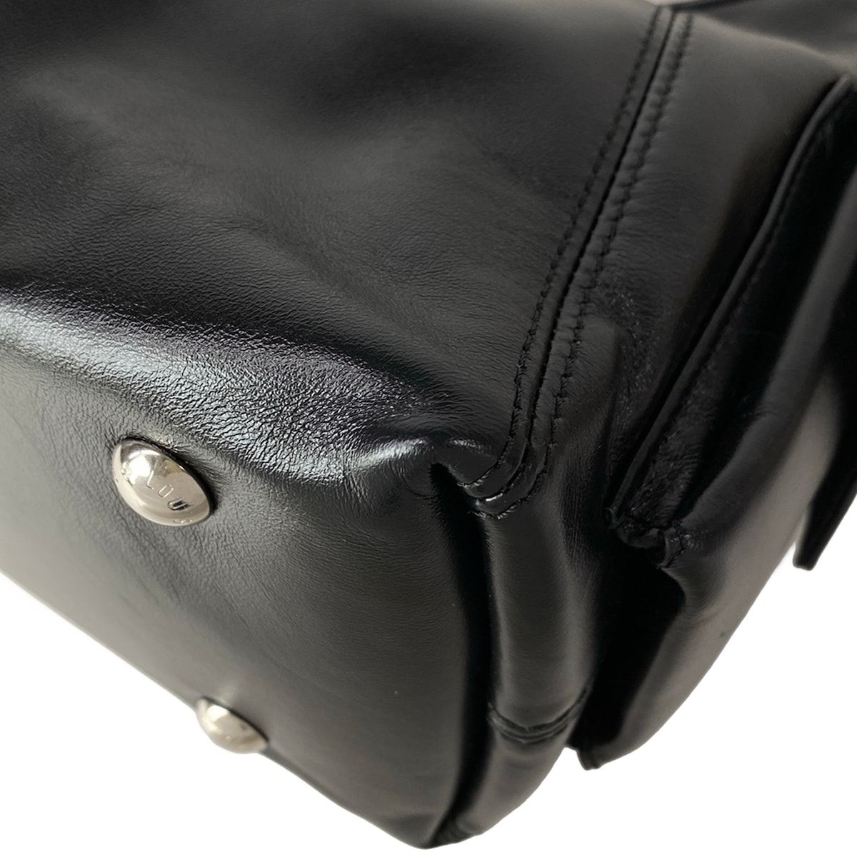 Louis Vuitton Shoulder Bag Carry-o-lucky PM Noir Leather — view 7