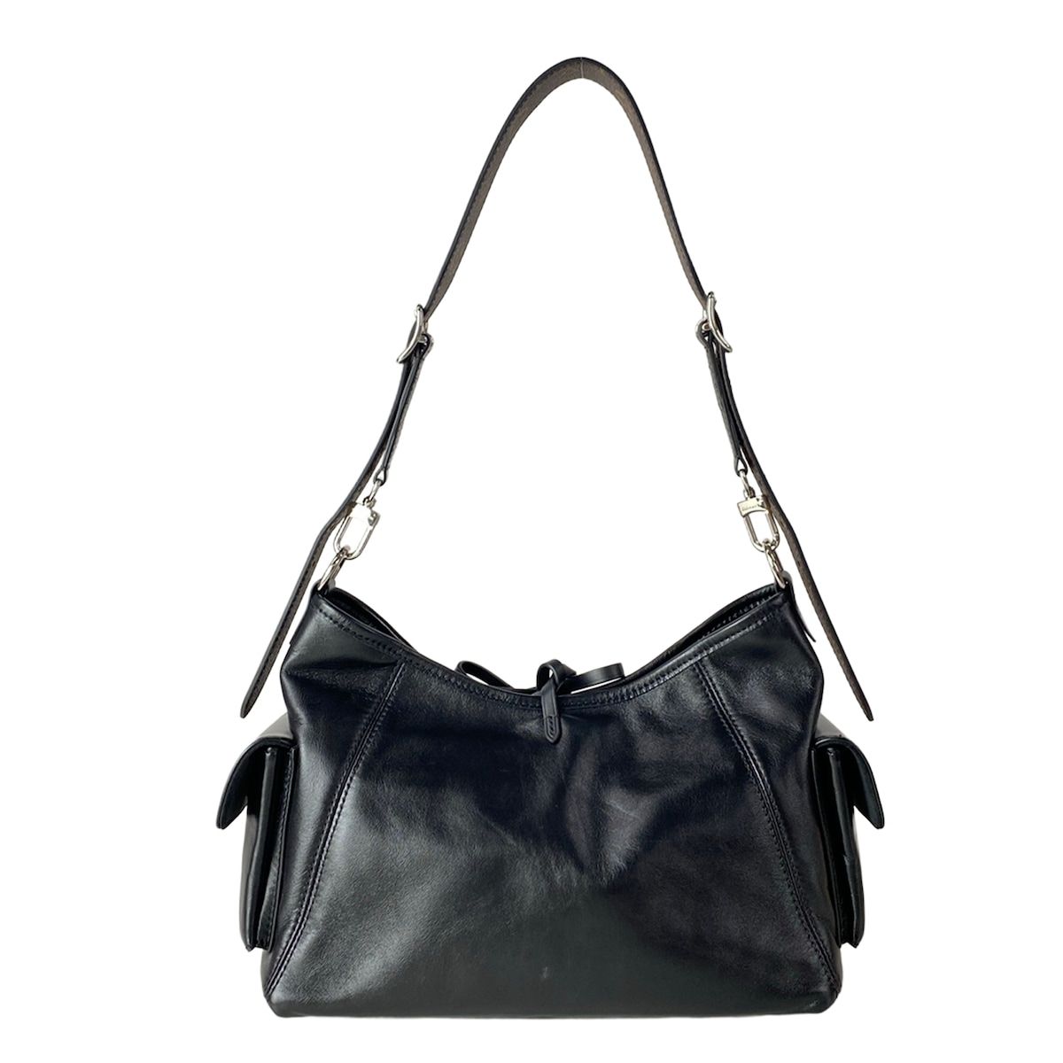 Louis Vuitton Shoulder Bag Carry-o-lucky PM Noir Leather — view 3