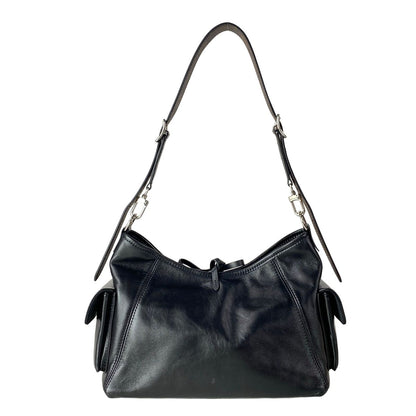 Louis Vuitton Shoulder Bag Carry-o-lucky PM Noir Leather — view 3