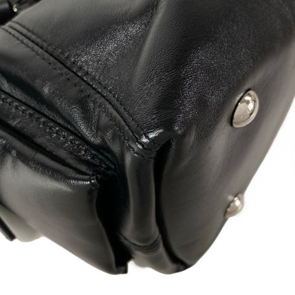 Louis Vuitton Shoulder Bag Carry-o-lucky PM Noir Leather — view 6