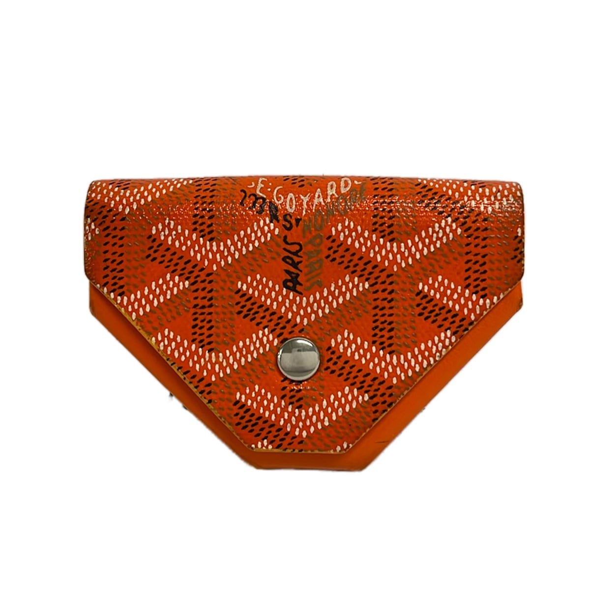 Goyard Coin Case Orange Multi