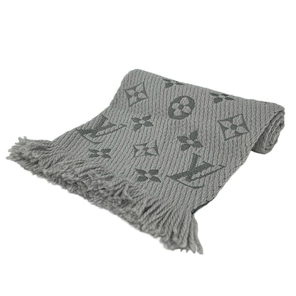 Louis Vuitton Scarf Echarpe Logo Mania Wool Silk