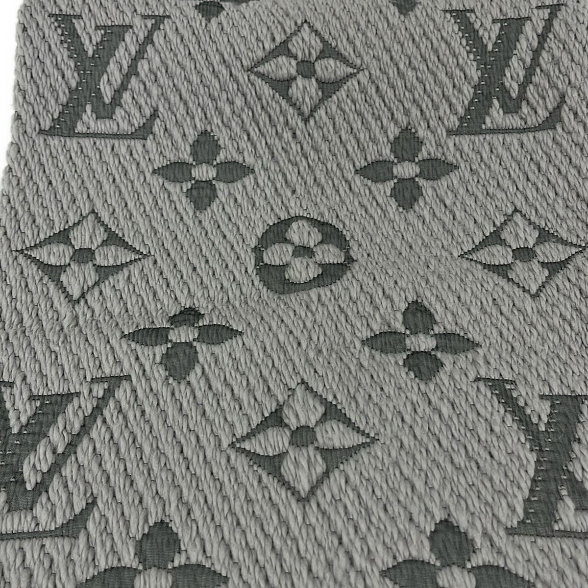 Louis Vuitton Scarf Echarpe Logo Mania Wool Silk — view 3