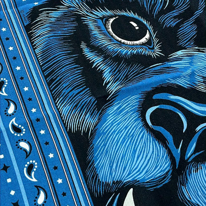 Hermes Shawl Navy Black Bear Cashmere Silk Scarf — view 5