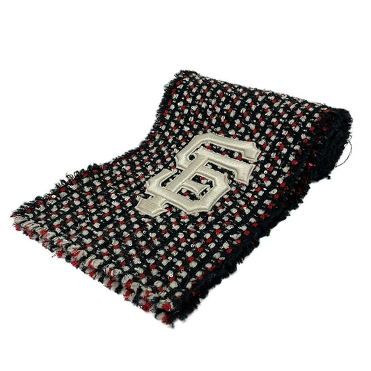 Gucci Scarf Black Red Multi Mlb Collaboration San Francisco Giants Sequins