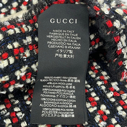Gucci Scarf Black Red Multi Mlb Collaboration San Francisco Giants Sequins — view 3