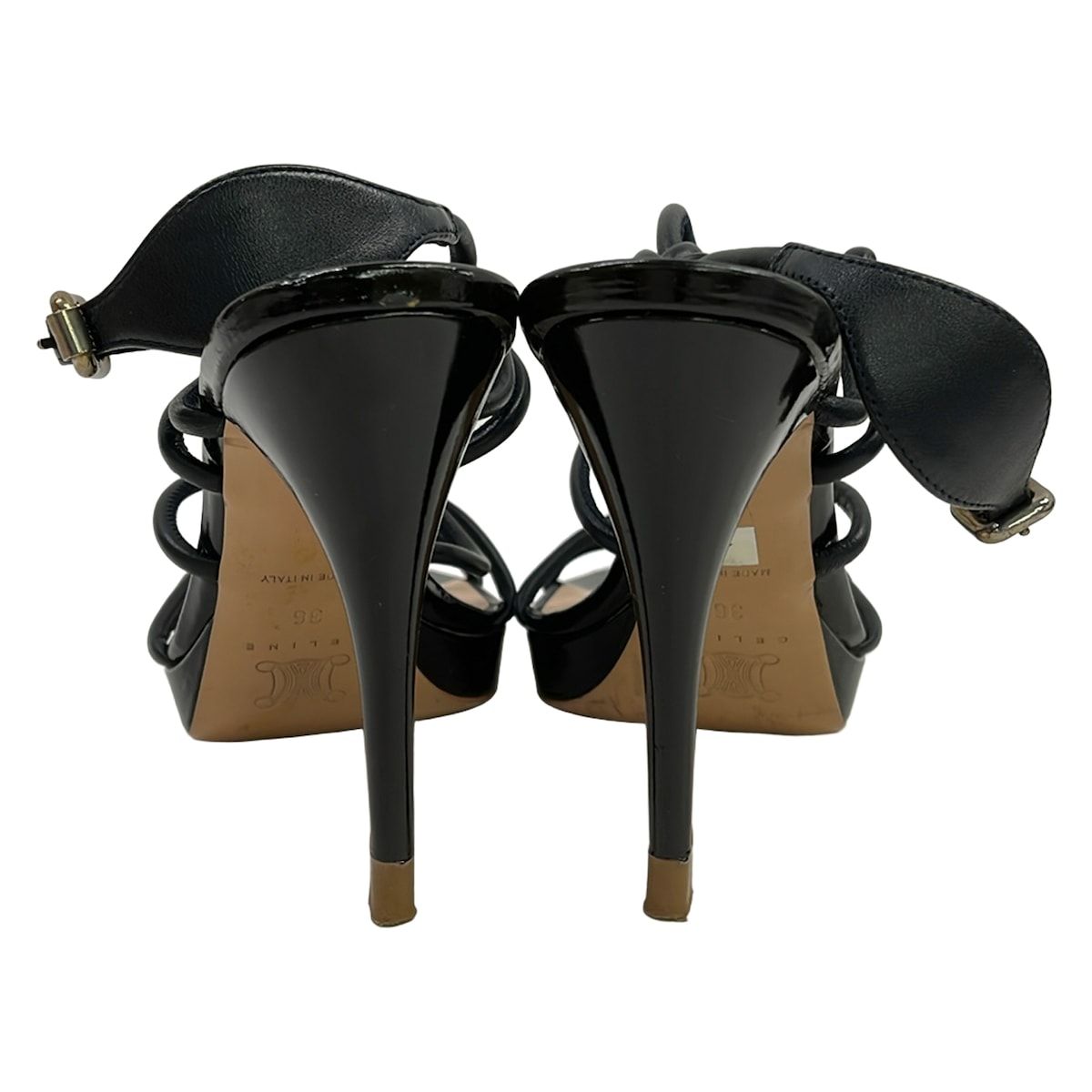 Celine Mules 36 Black Leather — view 3