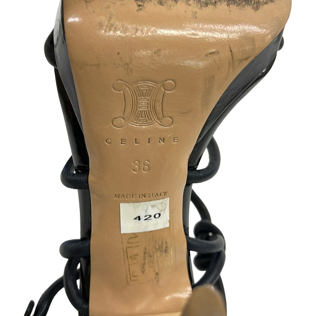 Celine Mules 36 Black Leather — view 6