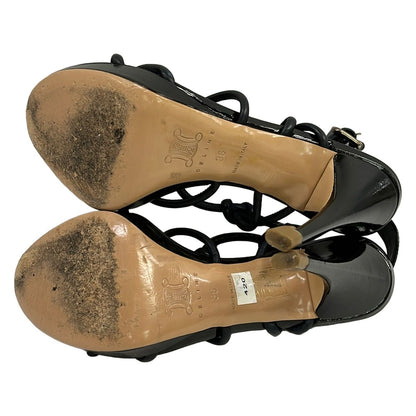 Celine Mules 36 Black Leather — view 4