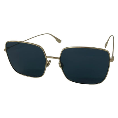 Dior Sunglasses Gold Blue Square Eyewear