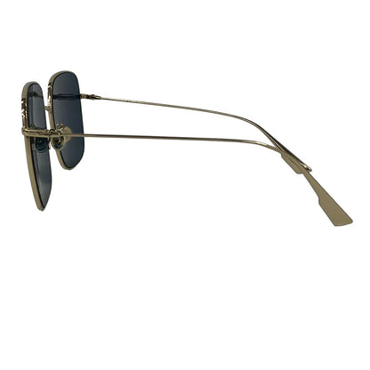 Dior Sunglasses Gold Blue Square Eyewear — view 2