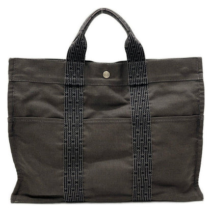 Hermes Handbag Her Line Tote MM Dark Gray Vintage — view 3