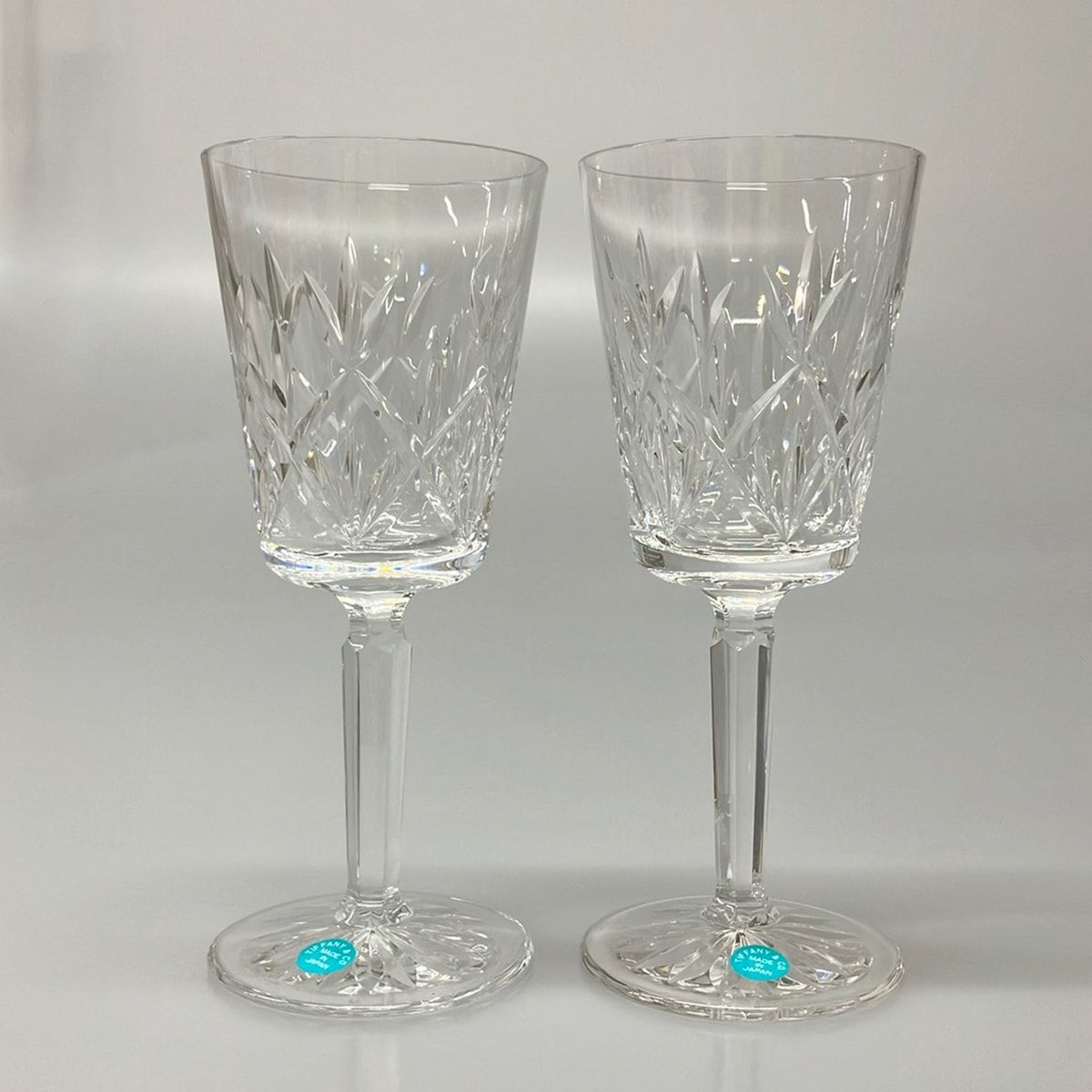 Tiffany & Co Pair Glass Clear