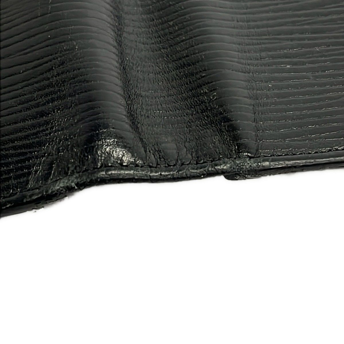 Louis Vuitton Wallet Epi Portefeuille Brazza Noir Leather — view 7