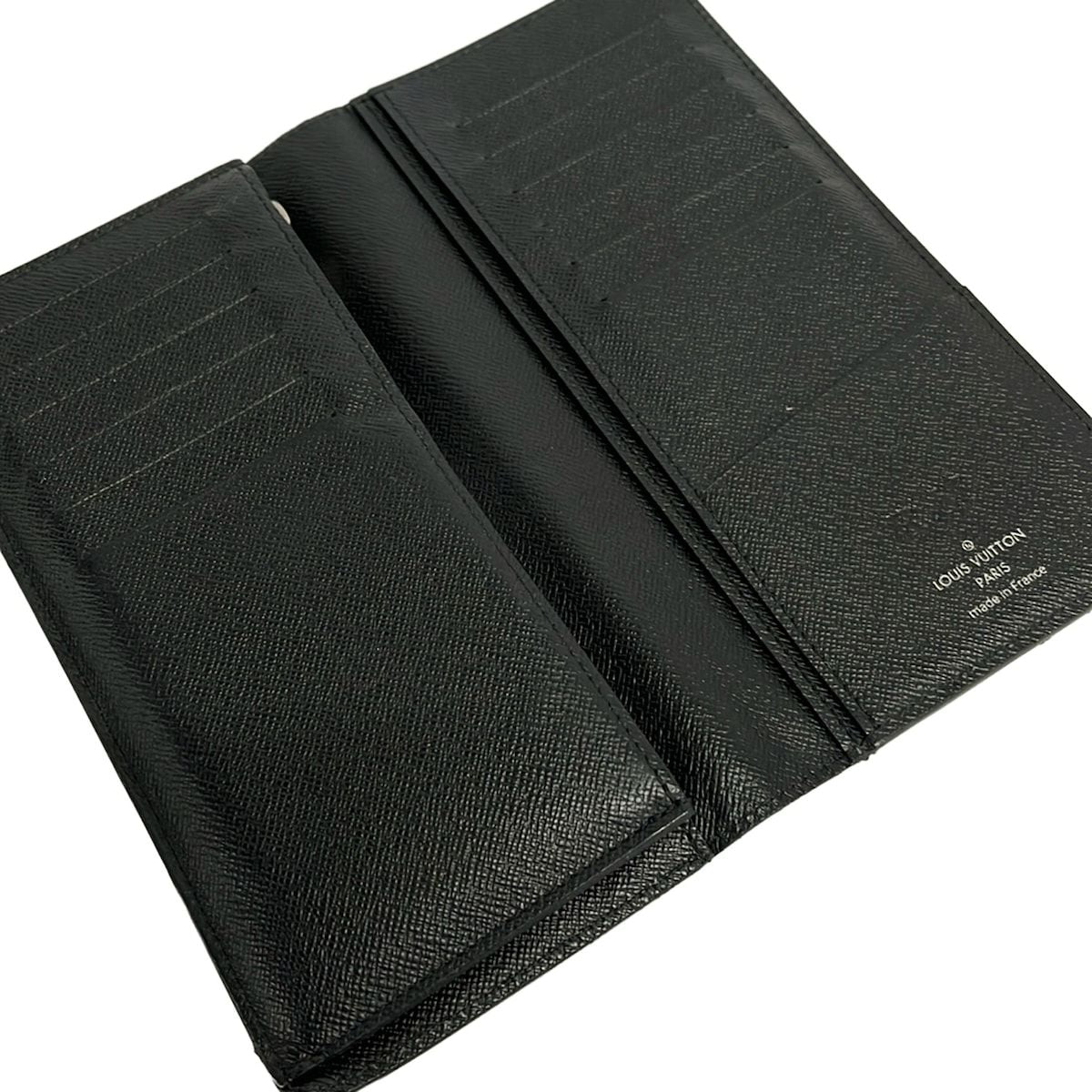Louis Vuitton Wallet Epi Portefeuille Brazza Noir Leather — view 3