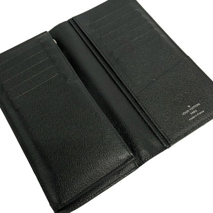 Louis Vuitton Wallet Epi Portefeuille Brazza Noir Leather — view 3
