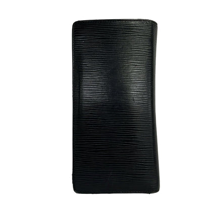 Louis Vuitton Wallet Epi Portefeuille Brazza Noir Leather — view 2