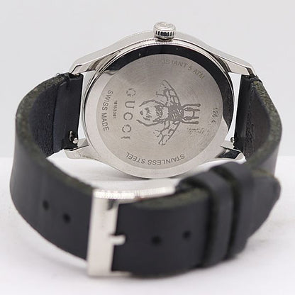 Gucci Timeless 126.4 Date Quartz Bee Sherry Line Dial Watch — view 4