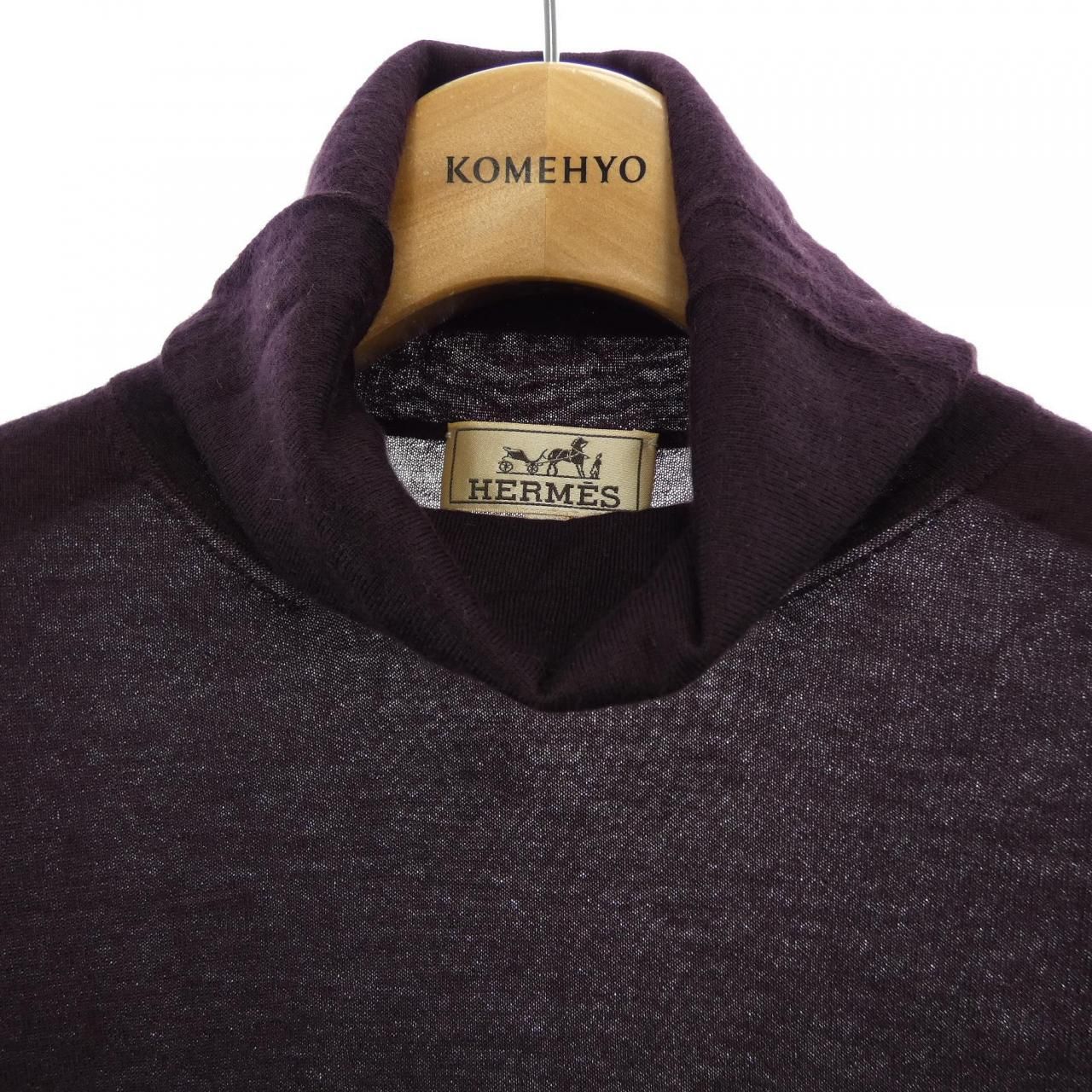 Hermes Knit Sweater Purple — view 5