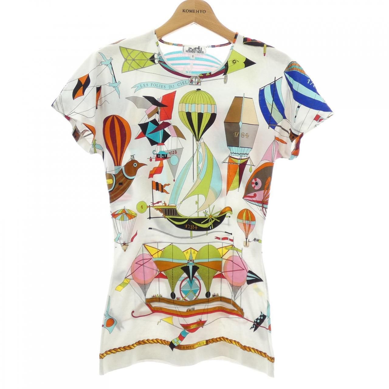 Hermes Vintage les Folies du Ciel T-Shirt