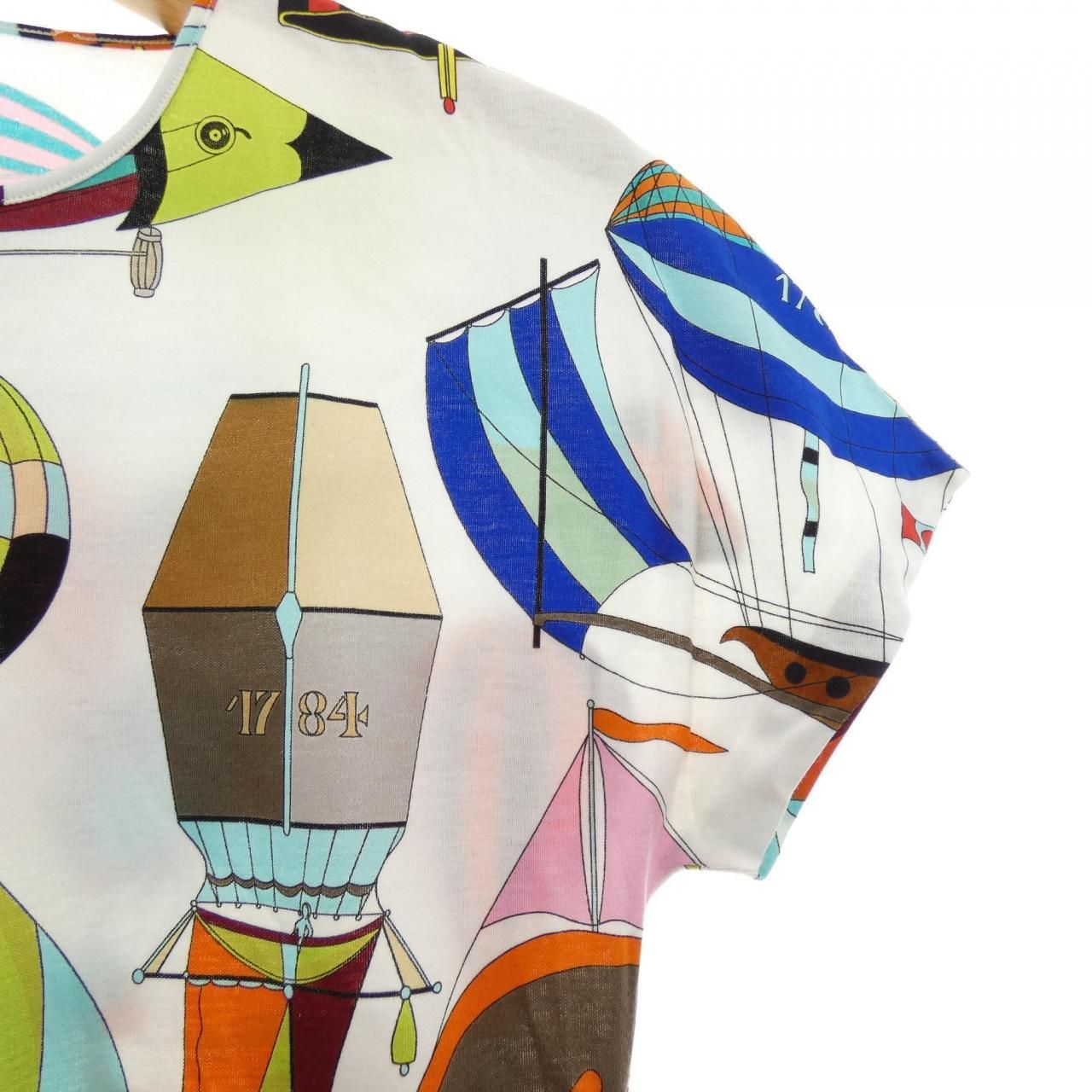Hermes Vintage les Folies du Ciel T-Shirt — view 6