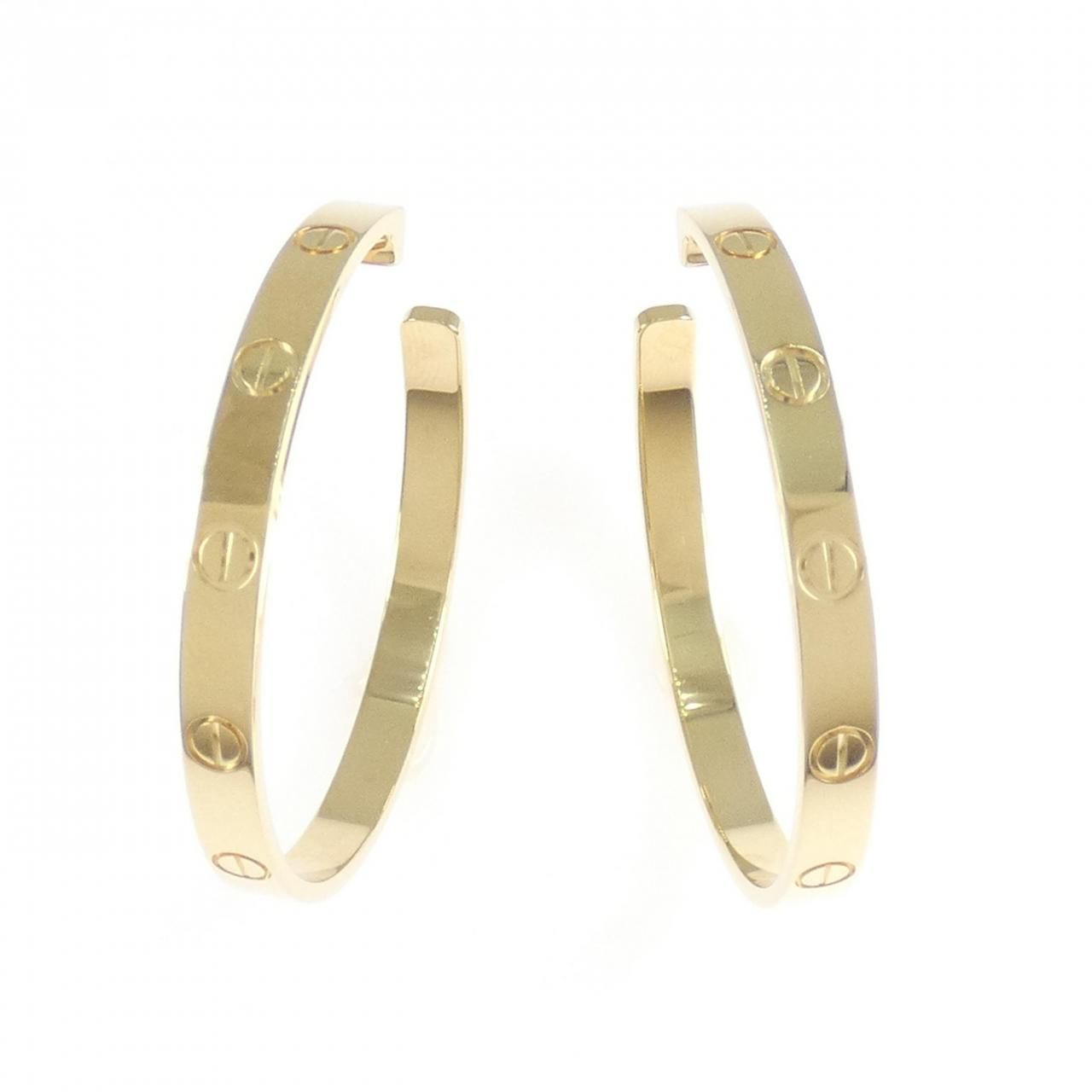 Cartier Love Earrings Gold